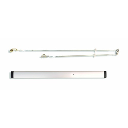 Adams Rite 8611-36 8611 8600 Series Life-Safety 36" Narrow Stile Concealed Vertical Rod Exit Device, Clear Anodized