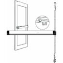 Adams Rite 8611-42 8611 8600 Series Life-Safety 42" Narrow Stile Concealed Vertical Rod Exit Device, Clear Anodized