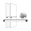 Adams Rite 8736-01-01-628 8736 Rim Cylinder, Clear Anodized