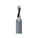 Belden 8762 060U1000 Electronic Cable, 2/20 AWG Str TC, PE Ins, OS, PVC Jkt, CM, 1000' (304.8m) UnReel, Chrome
