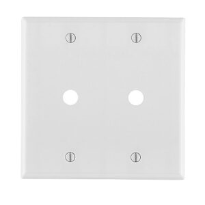 Leviton 88062 Wall Plate, Standard Size, 2-Gang, White