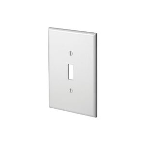 Leviton 88101 Oversized White Wall Plate for Single Toggle Switch