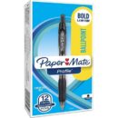 Paper Mate 89465 Profile Retractable Ballpoint Pens, Bold Point, 1.4mm, Black, 12-Pack