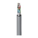 Belden 89732 0081000 Digital Audio Cable RS232/422 Low Cap, 24/9 AWG, FFEP, Indiv. Foil, PVDF Jkt, CMP, 100 Ohms, Gray