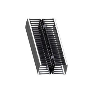 Leviton 8980L-VFR 80" Vertical Length, 8" 8" Channel with Standard Hinged Black Cover