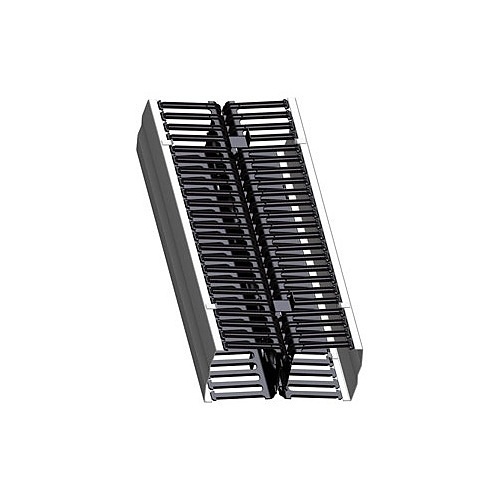 Leviton 8980L-VFR 80" Vertical Length, 8" 8" Channel with Standard Hinged Black Cover