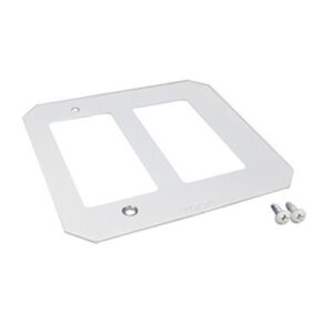 Wiremold 8CREST Evolution 8AT Series Crestron Double Gang Plate