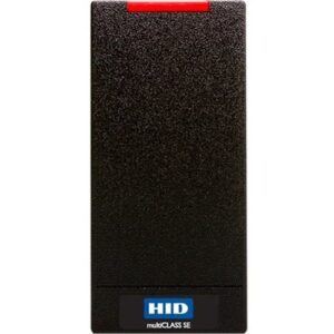 HID 900PMPNEKMA0BQ multiCLASS SE RP10 Smart Card Reader, 125 kHz HID Prox, AWID and EM4102, 13.56 MHz HID Mobile Access Mobiles IDs via NFC and Bluetooth Smart, OSDP, Pigtail, Mobile-Ready, Black