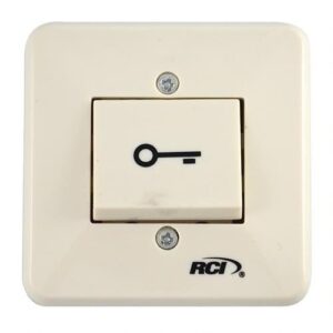 RCI 909F-MOW Rocker Switch, Flush Mount, Momentary and Maintained SPDT Field Selectable, 10A at 250VAC, Beige