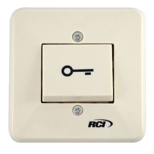 RCI 909S-MOW Rocker Switch, Surface Mounted, Momentary and Maintained SPDT Field Selectable, 10A at 250VAC, Beige