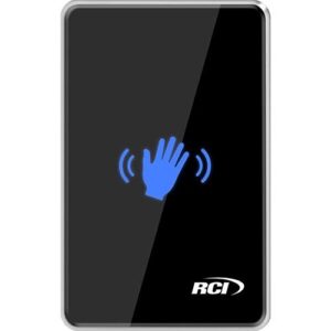 RCI 910TC Touchless Wave to Open Switch with Waving Hand, Black