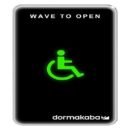 RCI 910TC Touchless Wave to Open Switch with Handicap Symbol, Black