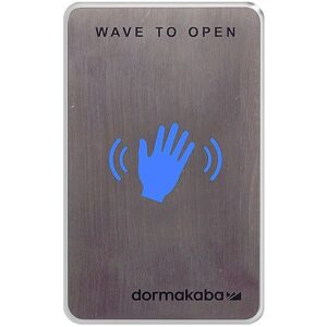 RCI 910TC Touchless Wave to Open Switch with Waving Hand, Stainless Steel