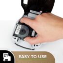 DYMO 91331 Letratag Label Maker Tape Cartridge, .5"- 12mm, Black Text on White Label, Count of 4m Roll