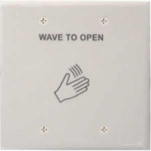 RCI 913 Microwave Motion Switch with Single and Double Gang Plate, Black