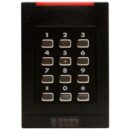 HID 921NTNTEK0002T iCLASS SE RK40 Keypad Reader, High Security, Terminal Strip, Standard v1, LED Red, Flash Green, CSN 32-BIT MSB, 26-BIT MSG, Black