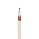 Belden 9258 0091000 16 AWG 50 Ohms Wireless Transmission Coaxial Cable, RG-8, Stranded Bare Copper, PVC Jacket, CM Rated, 1000' Reel, White
