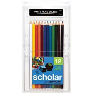 Prismacolor 92804 Scholar Colored Pencil Sets, 12-Pack