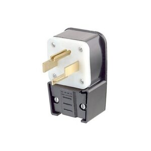Leviton 9432-P Connectors, 30A 125/250V, 2-Pole 4-Wire, Angle Plug