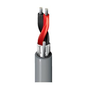 Belden 9451 009Z1000 22/2 Stranded Audio Cable, tinned copper pair, polypropylene insulation, Beldfoil shield, drain, Riser, PVC jacket, 1000' (304.8m), White