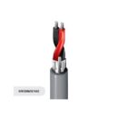 Belden 9451DP 009Z500 22/2 Parallel Pair Line Level Audio Cable, Tinned Copper, FEP insulation, Overall Beldfoil Shield, Flamarrest Jacket, CMP, 500' (152.4m)ReelTuff Box, White