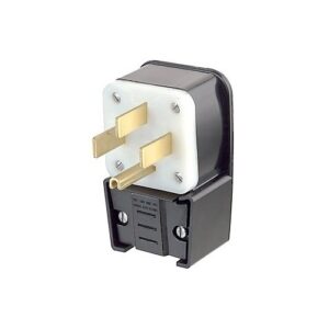 Leviton 9452-P 50A 125/250V 3-Pole 4-Wire Angle Plug, Connectors
