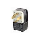 Leviton 9462-P Connectors, 60A 125/250V, 3-Pole 4-Wire, Black