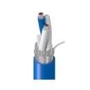 Belden 9463F J221000 20/1 Shielded Multi-Conductor Cable, PVC Twinax Cable, 1000', Blue