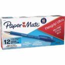 Paper Mate 9510131 FlexGrip Ultra Retractable Ballpoint Pens, Medium Point, 1.0mm, Blue, 12-Pack