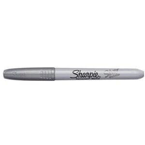 Sharpie 9597 Metallic Permanent Markers, Fine Point, Silver, 36-Pack