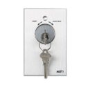 RCI 960 Tamper-Resistant Key Switch, Momentary, Brushed Anodized Aluminum