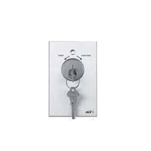 RCI 960 Tamper-Resistant Key Switch with LED, Momentary, Momentary, Brushed Anodized Aluminum