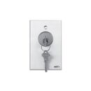 RCI 960 Tamper-Resistant Key Switch, Time-Delay, Brushed Anodized Aluminum