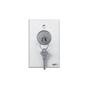 RCI 960 Tamper-Resistant Key Switch, Time-Delay, Brushed Anodized Aluminum