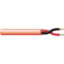 West Penn 990SRD1000 16/2 Stranded Unshielded FPLR Fire Alarm Cable, 1000' (304.8m) Reel, Red
