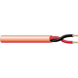 West Penn 990SRD1000 16/2 Stranded Unshielded FPLR Fire Alarm Cable, 1000' (304.8m) Reel, Red