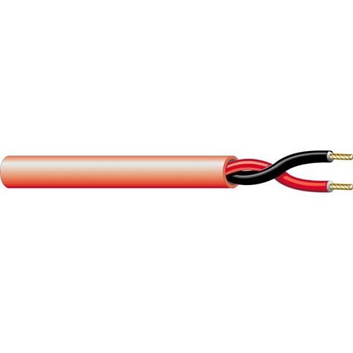 West Penn 994RD1000 14/2 Solid Unshielded FPLR Fire Alarm Cable, 1000' (304.8m) Reel, Red