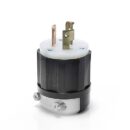 Leviton 9965-GC Connectors, 20A 125 250V Locking Plug, Grounded