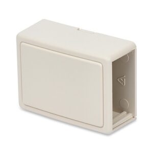 Belden A0645273 2-Port MDVO Side Entry Box, White