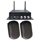 Speco AACEK1B AA1 Amplifier and SPCE5OB Bundle, Black