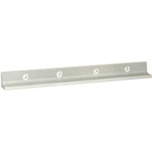 RCI AB-01 Angle Bracket for 8310, 1"H x 1"W x 10-1/2"L, Brushed Anodized Aluminum