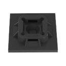 Panduit ABM100-AT-D0 1" 1" Adhesive Cable Tie Mount, Nylon 6.6, 500-Pack, Black