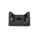 Panduit ABMT-A-C20 1.1" 1.1" Tak-Ty Hook and Loop Cable Tie Mount, 100-Pack, Black