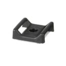 Panduit ABMT-A-C20 1.1" 1.1" Tak-Ty Hook and Loop Cable Tie Mount, 100-Pack, Black