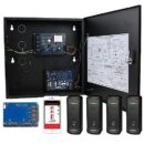 Speco ACKITM1 4-Door Access Control Kit with Bluetooth Mobile Reader and Credentials, Black