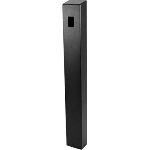Pedestal Pro Ada-Cs-Twr-47x4x6 Mounting Pedestal for Card Reader, Intercom System, Keypad, Biometric Reader, Door Station, Access Control System, Push Button, Camera Black Wrinkle
