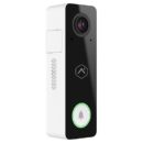 Alarm.com ADC-VDB750 2MP Wi-Fi Video Doorbell Camera, Black and White