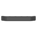 Panduit AFR4CCBL Above Floor Raceway Coupler Fitting, 4-Channel, Black