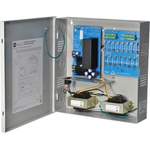 Altronix ALTV615DC10163 CCTV Power Supply with 16 Fused Outputs, 6-15VDC at 10A, 115VAC, 3-Wire Line Cord