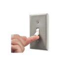 Leviton AM120-W Antimicrobial Single Pole Switch, 20A, 120-277V, White